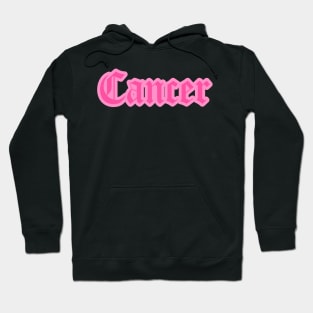 Cancer Zodiac Pink Astrology Aesthetic Hoodie